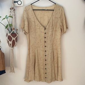 Kimchi Blue midi button down dress